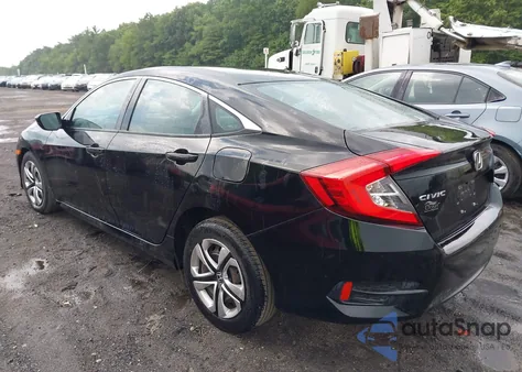 2018 Honda Civic Lx z USA, uszkodzony, nr VIN 2HGFC2F50JH523940
